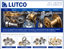 Tablet Screenshot of lutco.com